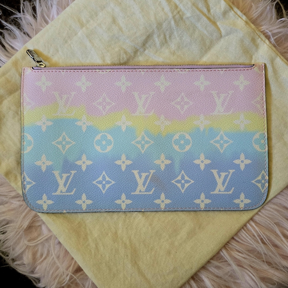 Louis Vuitton Monogram Escale Neverfull MM GM Pochette Pastel - Picture 5 of 13
